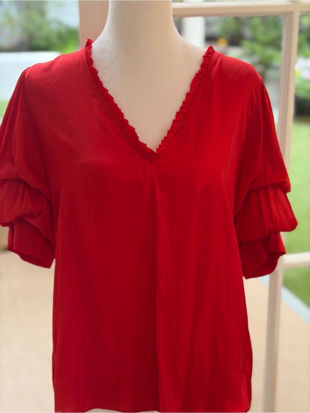 Zadig&Voltaire blouse - red -size M